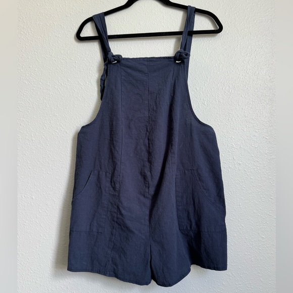 XL ROMPER, overalls, blue cotton - Picture 1 of 6